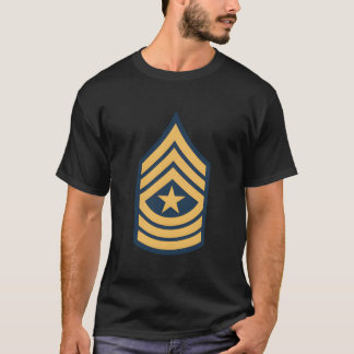 Army Sergeant Major E-9 Military Rank Sgm Veteran T-Shirt