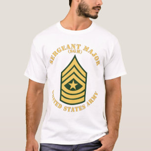 Army - Sergeant Major - SGM - Flat T-Shirt