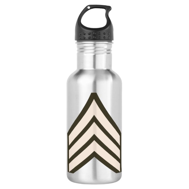 Army Sergeant rank 710 Ml Water Bottle (Front)