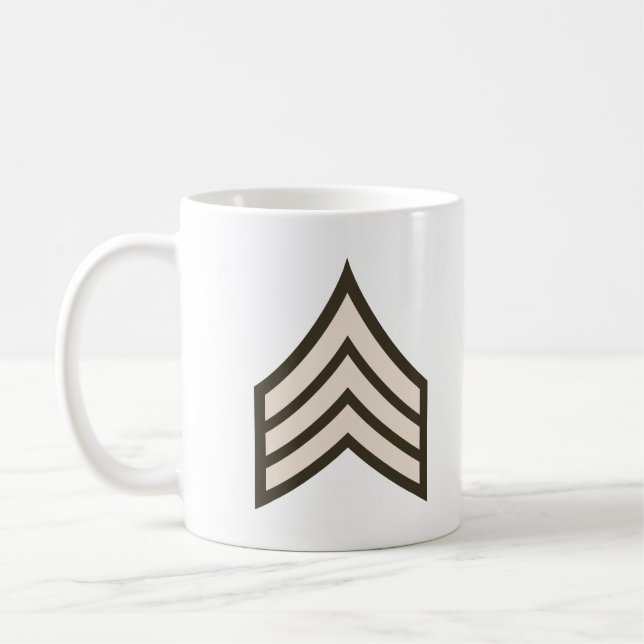 Army Sergeant rank Coffee Mug (Left)