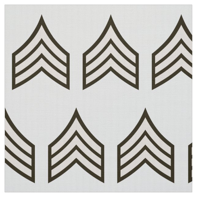 Army Sergeant rank Fabric (Swatch)