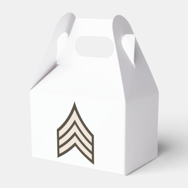 Army Sergeant rank Favour Box (Front Side)