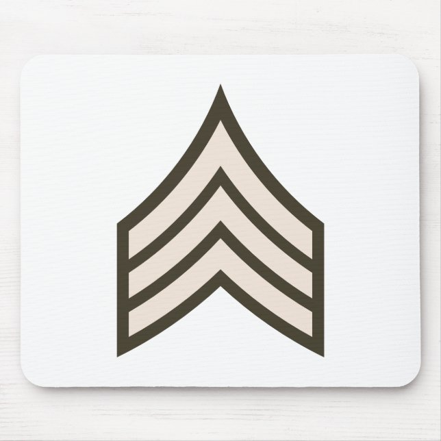 Army Sergeant rank Mouse Mat (Front)