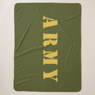 ARMY SHERPA BLANKET