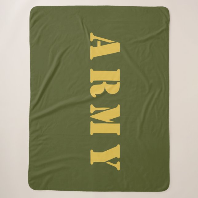 ARMY SHERPA BLANKET (Front)