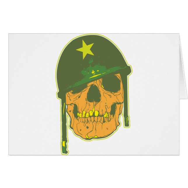 Army Skull (Front Horizontal)