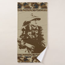 Army Solder Bath Towel Set