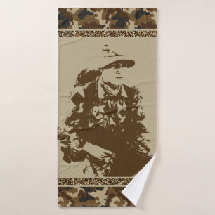 Army Solder Bath Towel Set