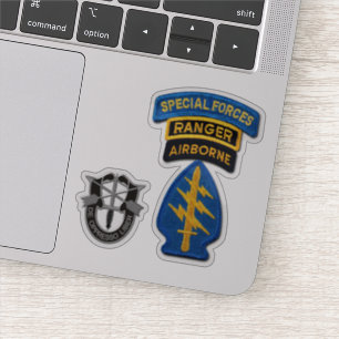 Army Special Forces Green Berets Contour Stickers