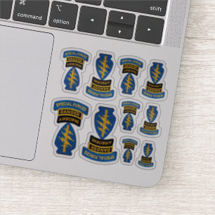 Army Special Forces Green Berets Contour Stickers