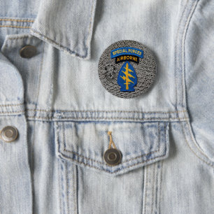 Army Special Forces Green Berets Veterans Button