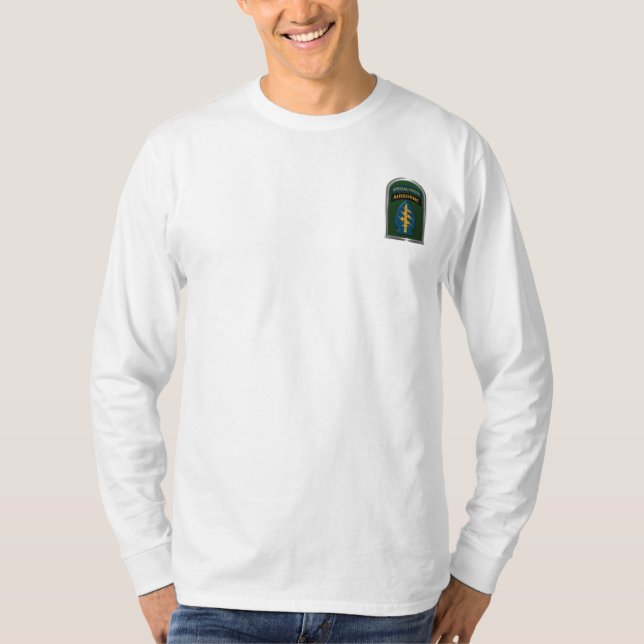 Army Special Forces Tab and Patch T-Shirt (Front)