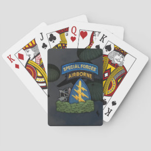 army special forces vets veterans poker Cards
