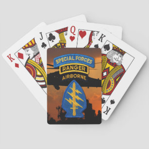 army special forces vets veterans poker Cards