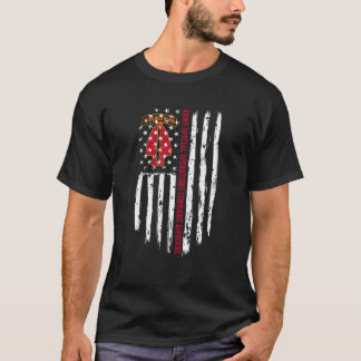 Army Special Operations Command Usasoc American Fl T-Shirt
