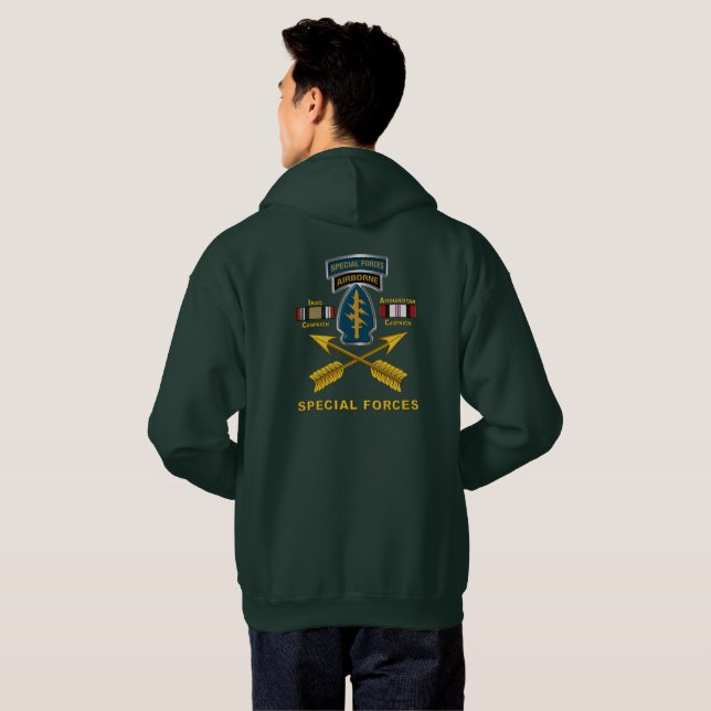 Army Special Operations Iraq & Afghanistan Veteran Hoodie (Back Full)