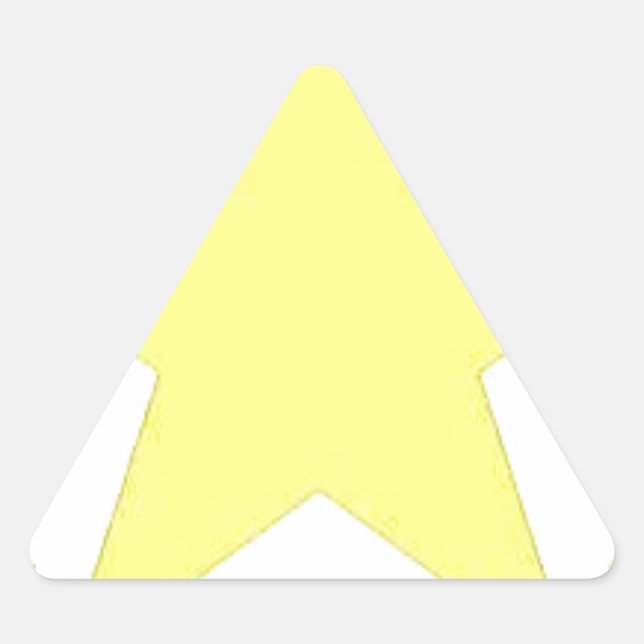 army star triangle sticker (Front)