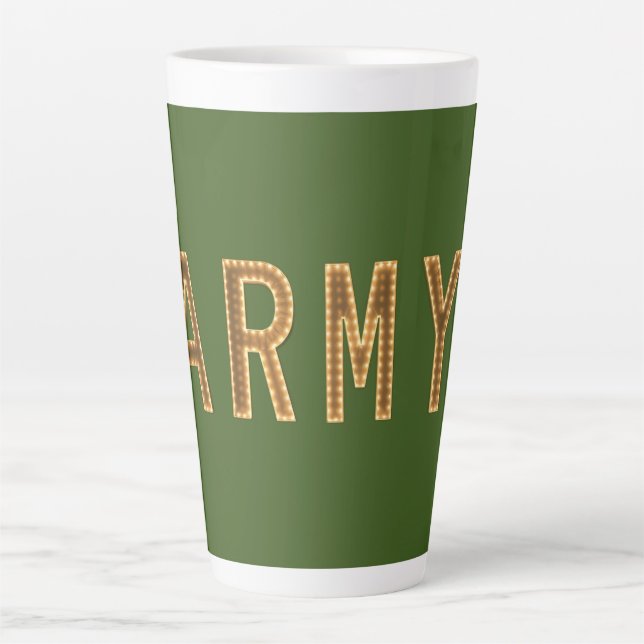 Army Strength Latte Mug (Front)