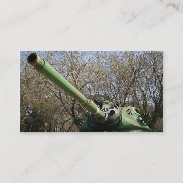 Army Tank business cards (Front)