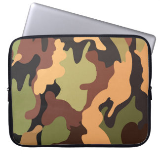 Army texture laptop sleeve