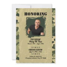Army Themed photo Military Memorial Program