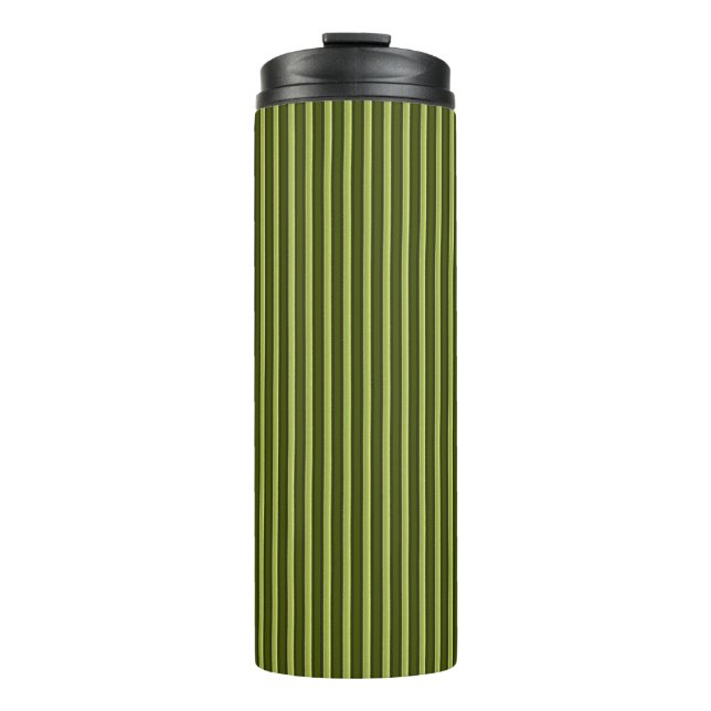 Army themed Striped Pattern Thermal Tumbler (Front)