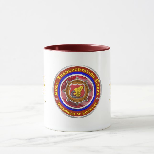 Army Transportation Corps “Spearhead of Logistics” Mug (Center)