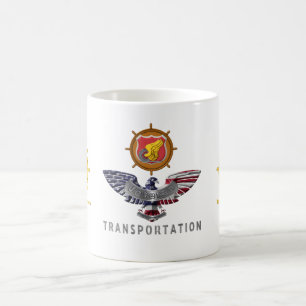 Army Transportation Corps Veteran Customised Eagle Coffee Mug