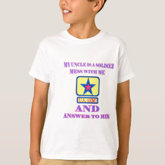 ARMY UNCLE PINK AND BLUE T-Shirt