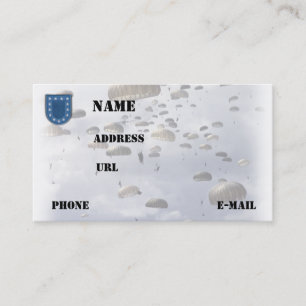 army units veterans recruiter vets business Card