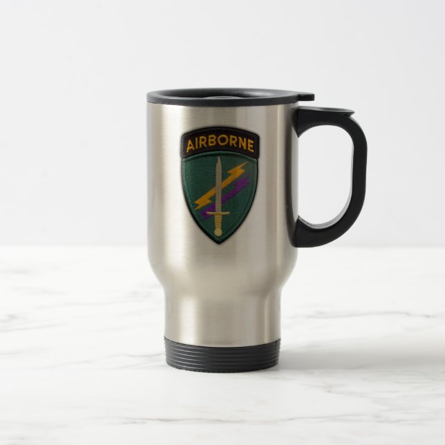 Army USACAPOC(A) Psychological Operations Command Travel Mug (Right)