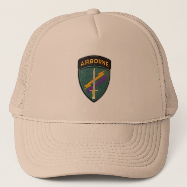 Army USACAPOC(A) Psychological Operations Command Trucker Hat (Front)