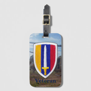 Army USARV Vietnam Nam War Vets Patch Luggage Tag