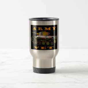 Army Vet Tanker Travel Mug
