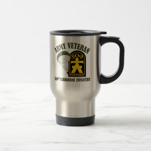 Army Veteran - 509th PIR Travel Mug