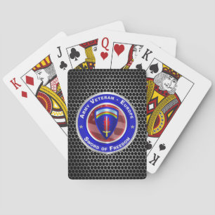 Army Veteran-Europe Keepsake Playing Cards