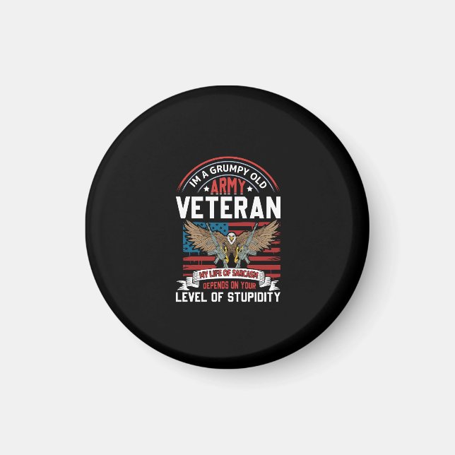 army veteran magnet (Front)