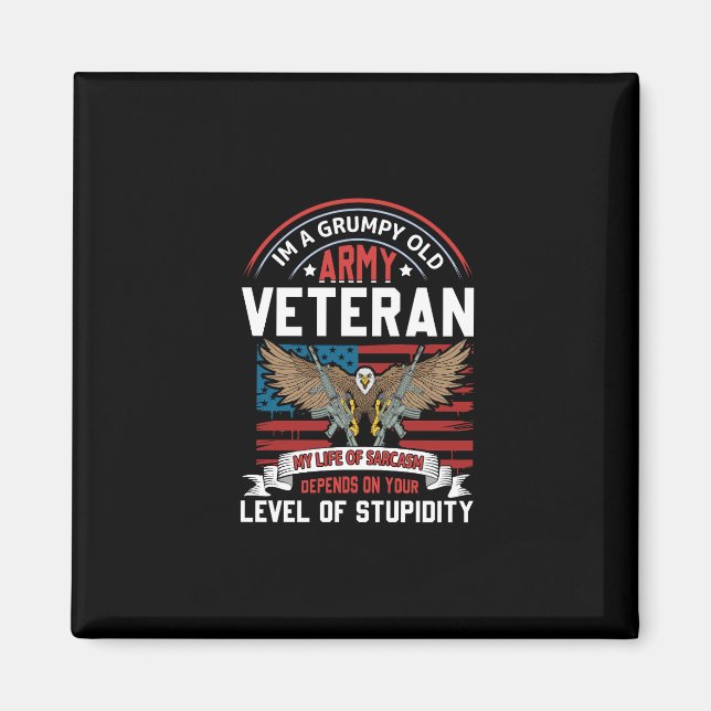army veteran magnet (Front)