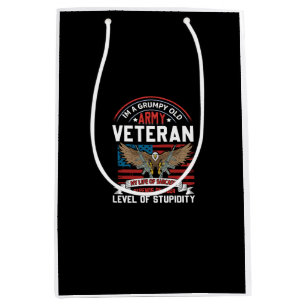army veteran medium gift bag