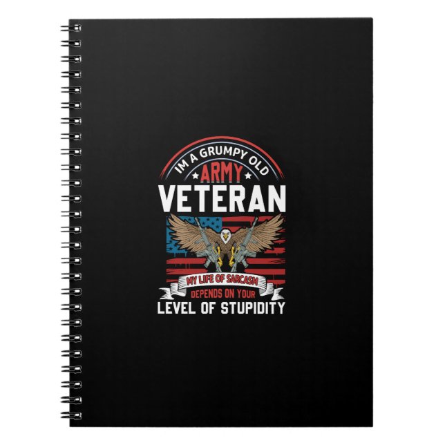 army veteran notebook (Front)