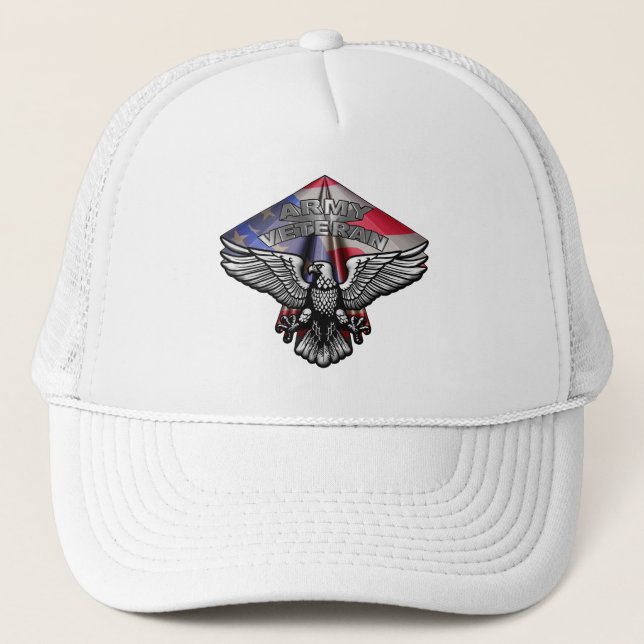 Army Veteran Trucker Hat (Front)