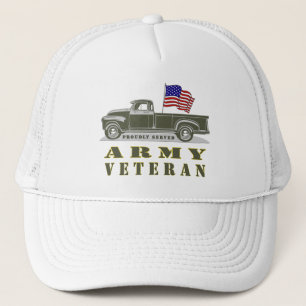 Army Veteran  Trucker Hat