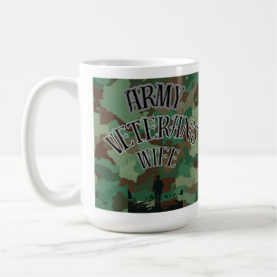 Army Veteran's Wife Coffee Mug