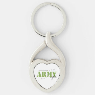 Army Wife - Always and Forever Key Ring