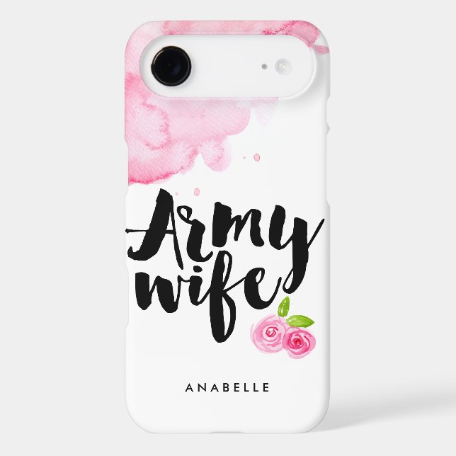 Army Wife Case-Mate iPhone Case (Back)