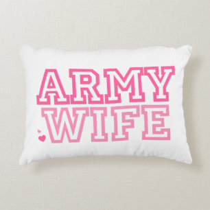 Army Wife Decorative Cushion