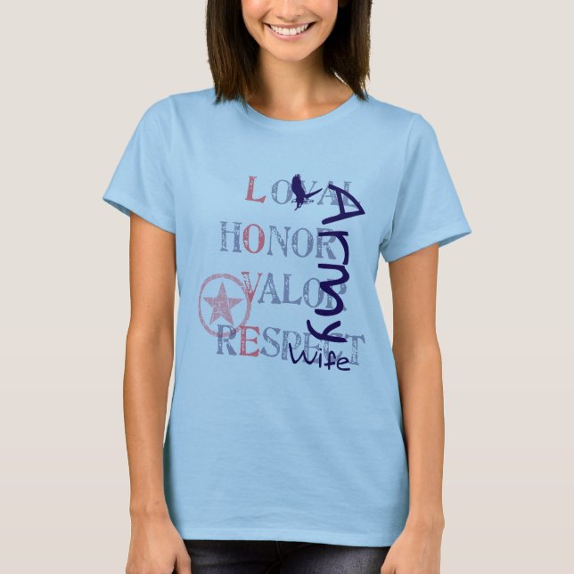 Army Wife - Eagle T-Shirt (Front)