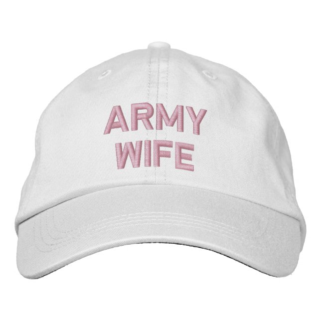 Army Wife Embroidered Hat (Front)