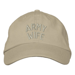 Army Wife Embroidered Hat
