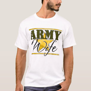 Army Wife Gold Star T-Shirt